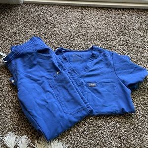 Figs Denim Blue Scrubs